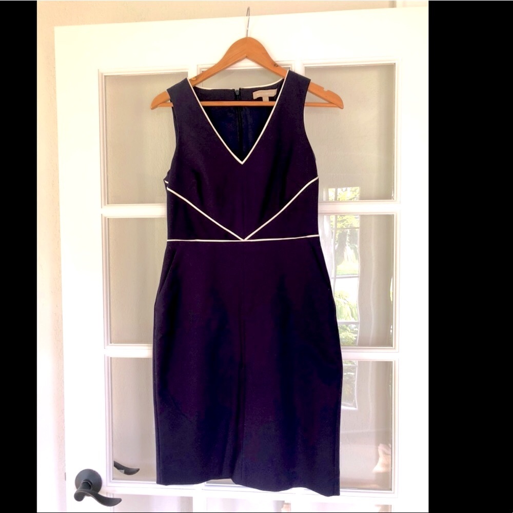 BNWOT Banana Republic Dress Navy